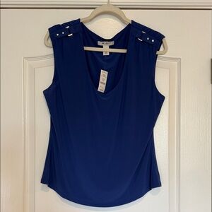 Set of 2 White House Black Market Jersey knit tops, Large